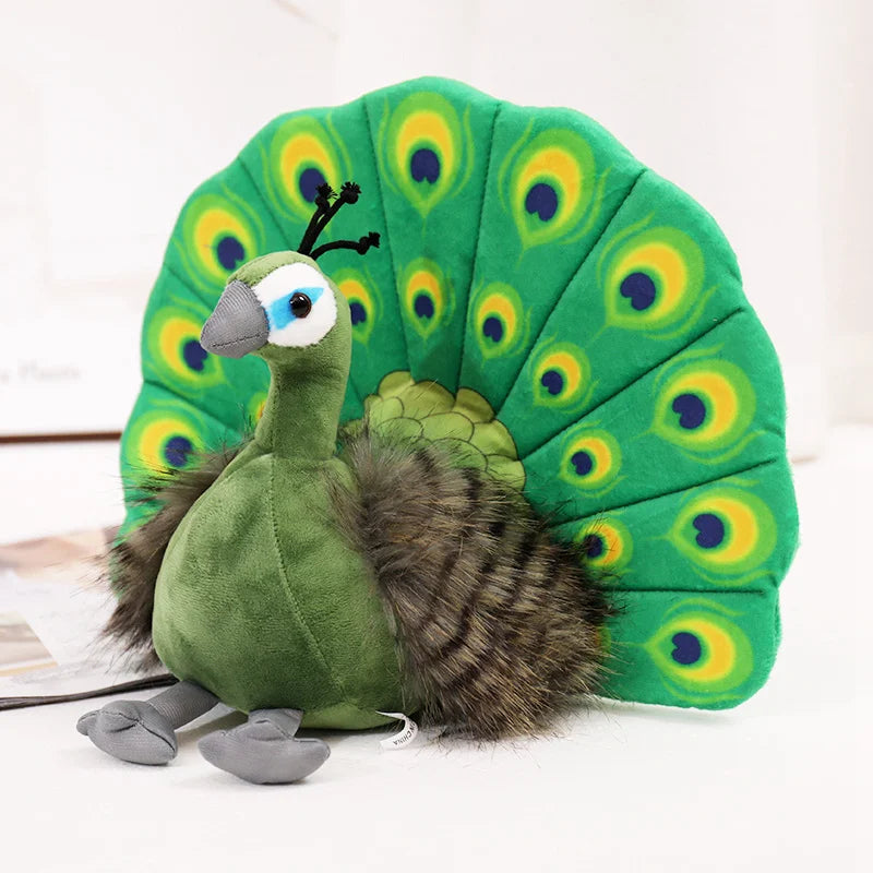 Lifelike Bird Plush 20-30cm–Parrot, Peacock, Pelican, Eagle, Cockatoo, Vulture & More Soft Toys