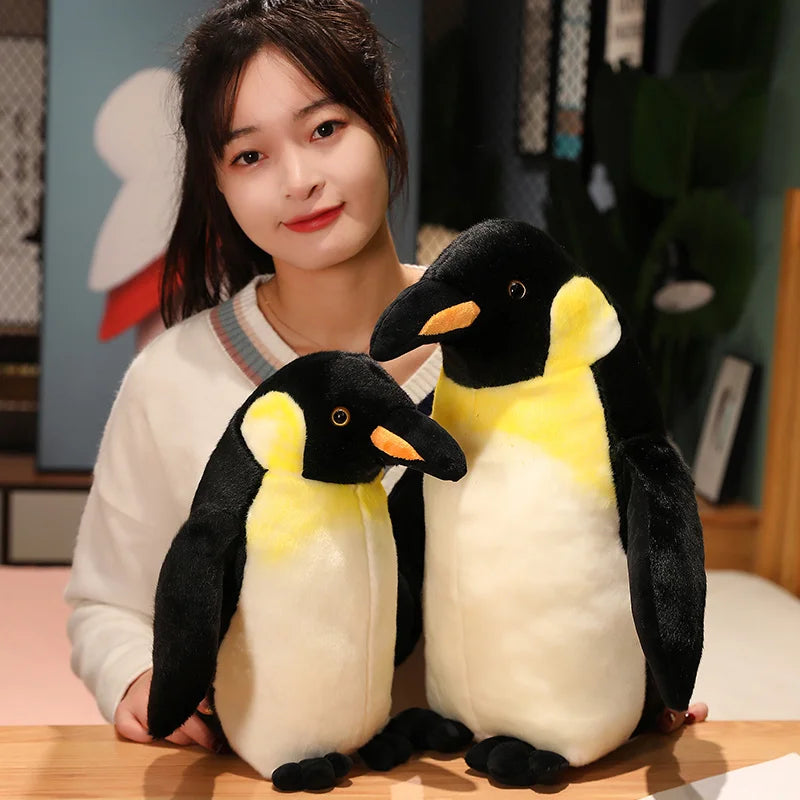 17-45cm Large Realistic Penguin Bird Plush Soft Toy