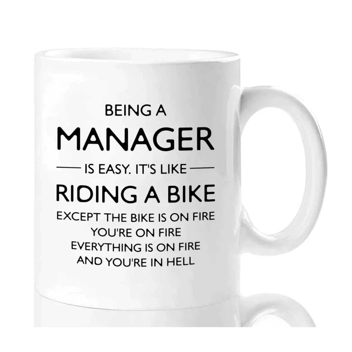 Being a Manager Mug – Funny Novelty 11oz Ceramic Coffee Cup Boss Coworker Office Gift