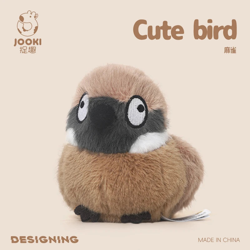 11cm Lifelike Mini Bird Plush Soft Toy – Kingfisher, Sparrow, Sunbird, Myna & More