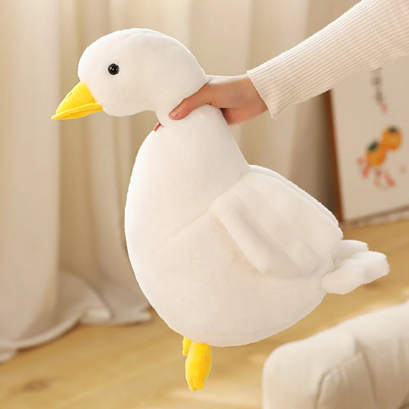 30/40cm Large Cute Duck Plush Toy in Yellow, White, Grey or Black - Stuffed Animal Soft Toy Gift