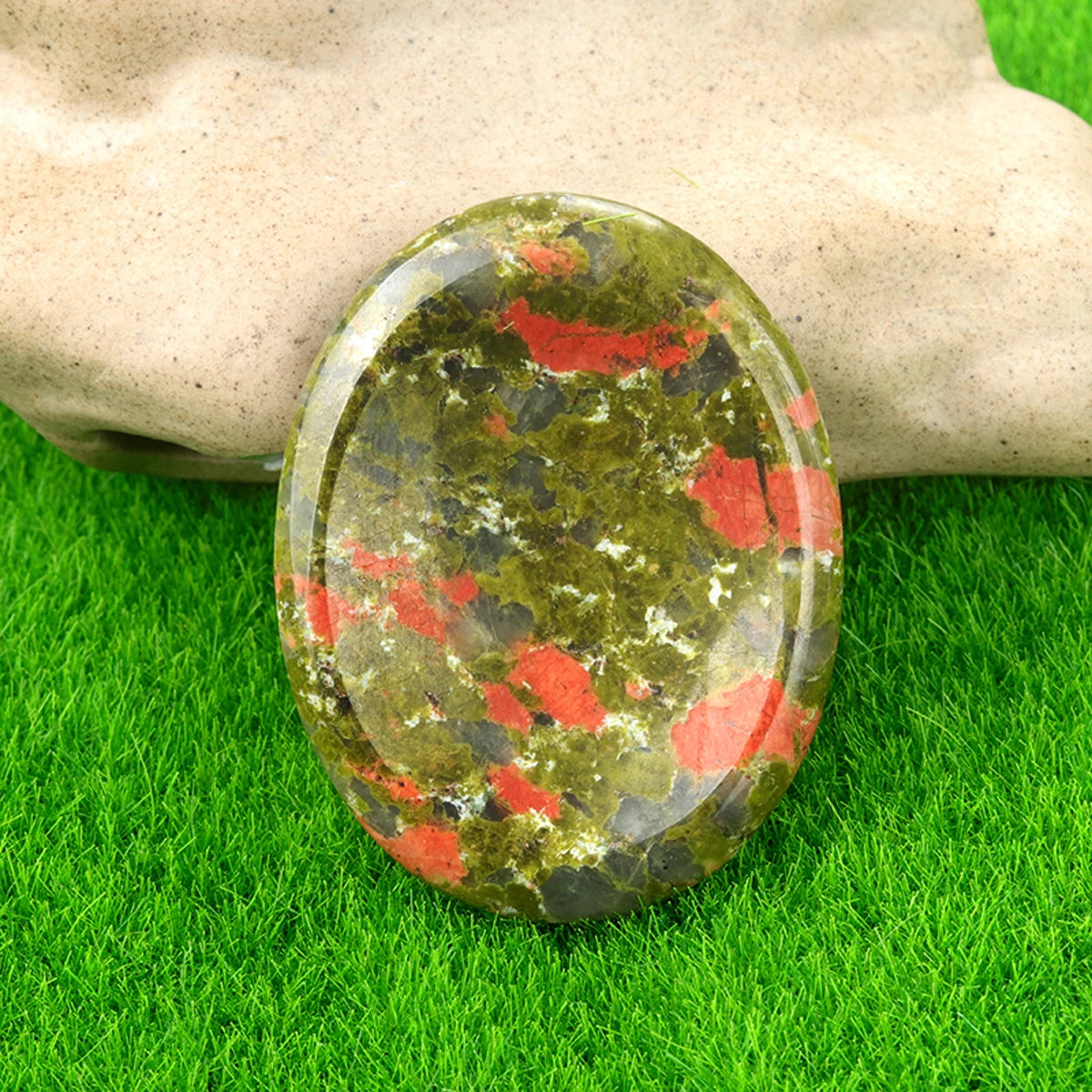 Crystal Sensory Fidget Worry Stones – Smooth Natural Crystal Stones for Anxiety ADHD Autism Meditation Healing Chakra Balance Mental Health Stress Relief
