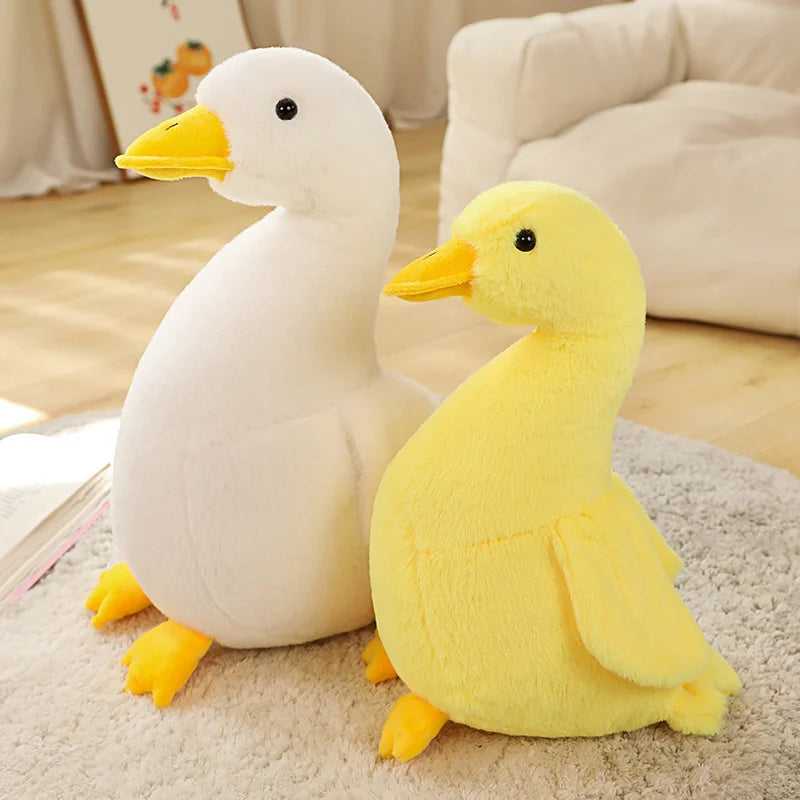 30/40cm Large Cute Duck Plush Toy in Yellow, White, Grey or Black - Stuffed Animal Soft Toy Gift