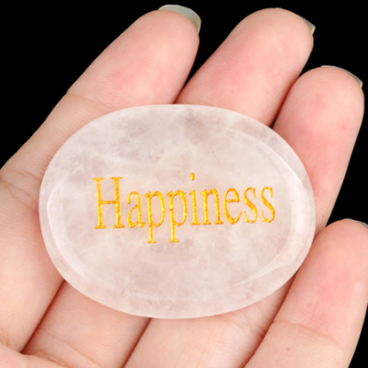 Crystal Sensory Fidget Worry Stones – Smooth Natural Crystal Stones for Anxiety ADHD Autism Meditation Healing Chakra Balance Mental Health Stress Relief