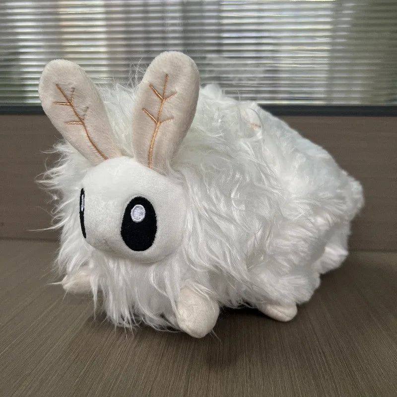 20cm Poodle Moth Plush – Fluffy Cute Anime-Style Insect Soft Toy Gift
