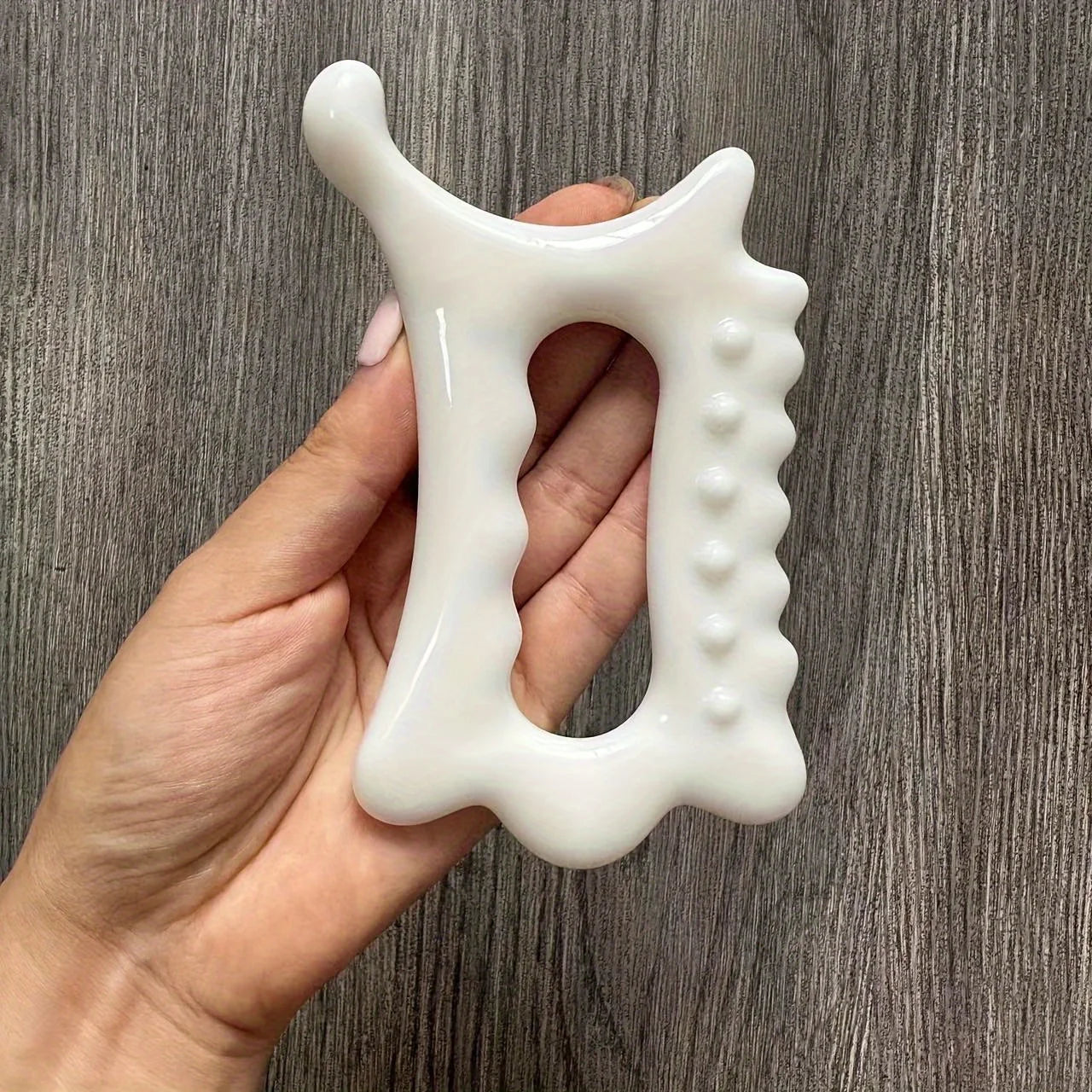 Ergonomic Handheld Massage Tool – Versatile Gua Sha Handheld Plastic Massager Tool for Face & Body