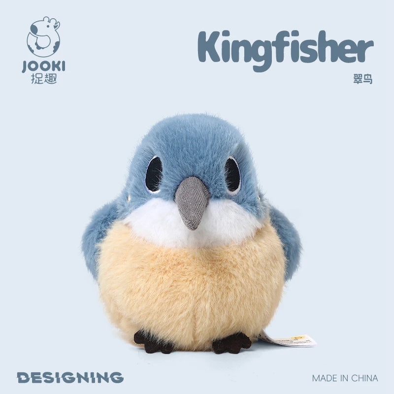 11cm Lifelike Mini Bird Plush Soft Toy – Kingfisher, Sparrow, Sunbird, Myna & More