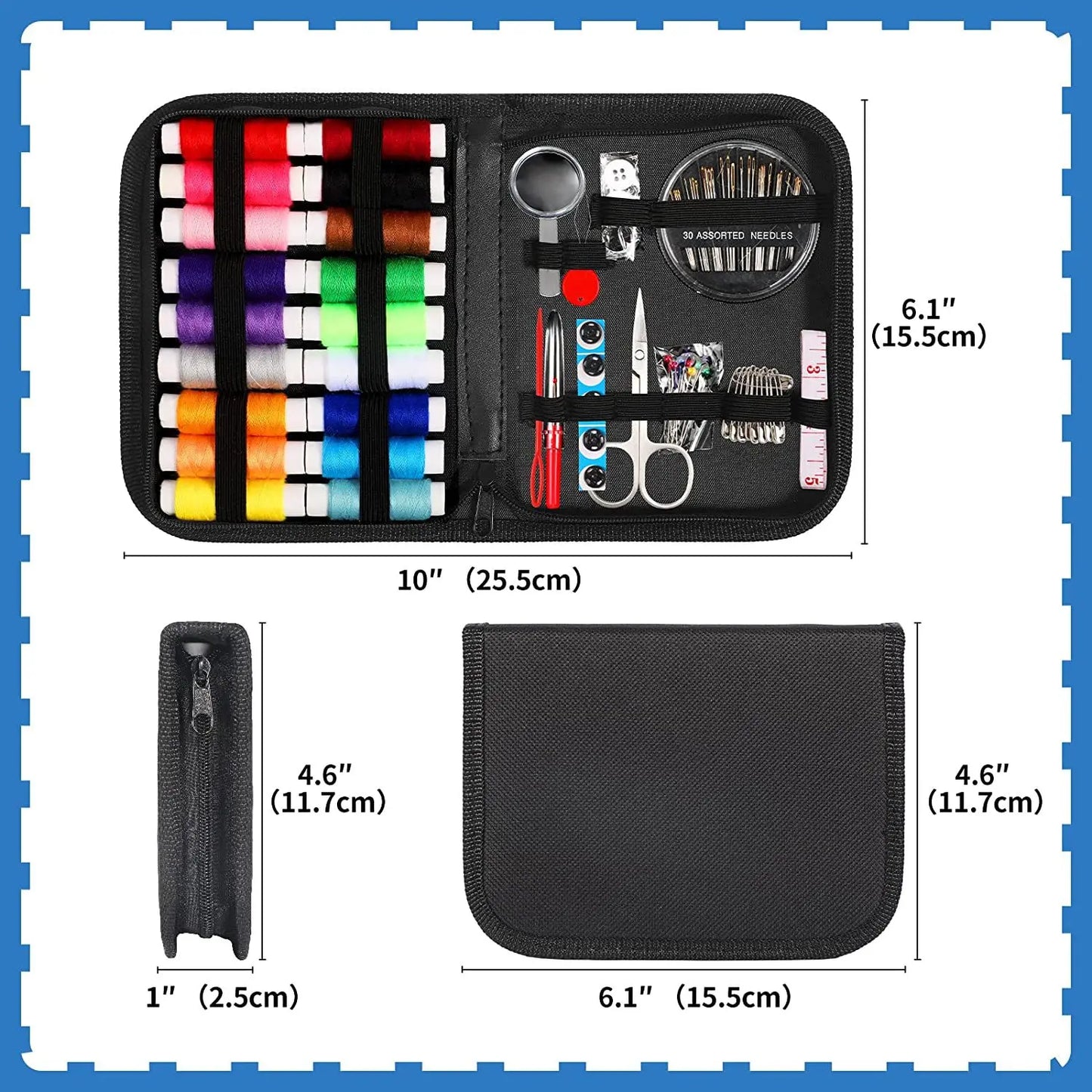 DIY Multi-Function Sewing Kit – Compact Sewing Box Set for Hand Quilting, Stitching & Repairs