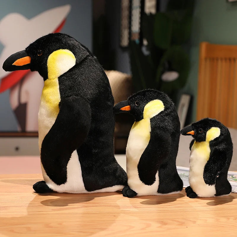 17-45cm Large Realistic Penguin Bird Plush Soft Toy