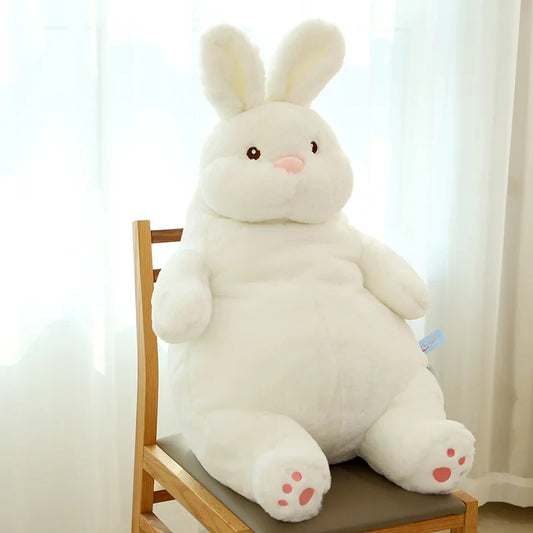 Giant Lazy Bunny Plush Toy – Soft White Rabbit Stuffed Animal in 35–80 cm Sizes