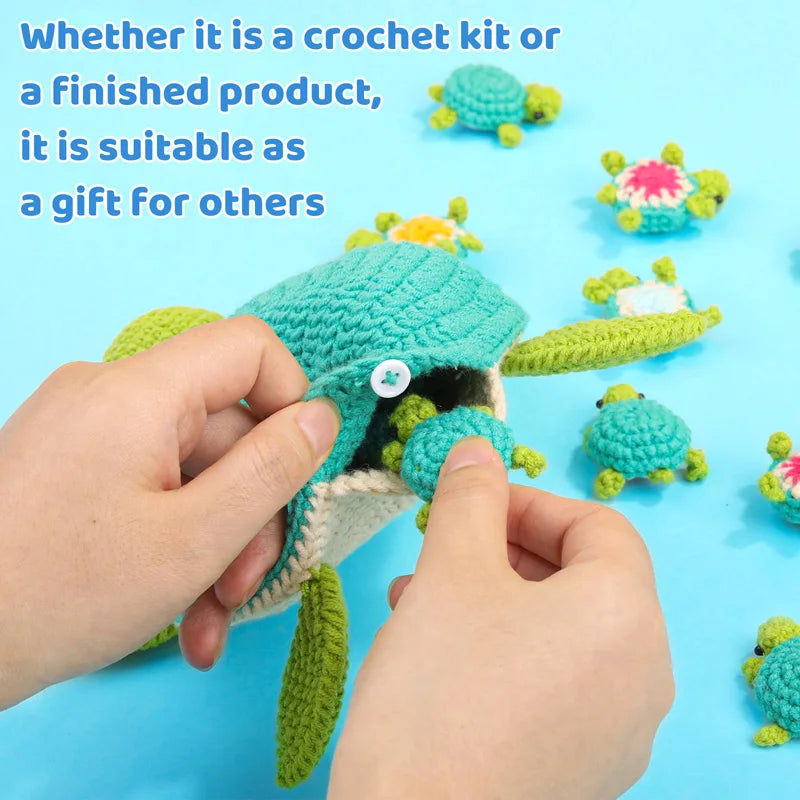 Crochet Kit for Beginners – Memory Matching Game with Video Tutorials & Accessories