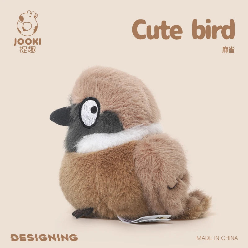 11cm Lifelike Mini Bird Plush Soft Toy – Kingfisher, Sparrow, Sunbird, Myna & More