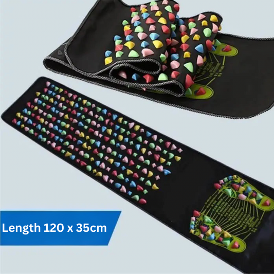 Reflexology Foot Massage Mat – Acupressure Walking Pad for Circulation & Pain Relief