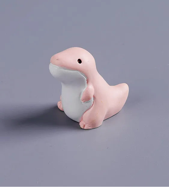 Mini Dinosaur Figurine Set – 10pcs Cute Cartoon Dino Desk Decor & Mini Landscape Toys