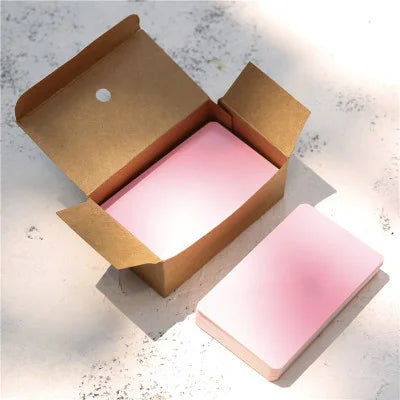 100pcs Kraft Paper Blank Cards – Message, Thank You, Business, Price Tags Bookmark Cards