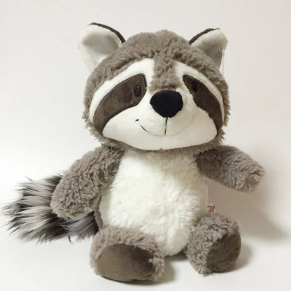 Grey Raccoon Plush Toy – Soft Stuffed Animal Pillow (25cm & 35cm Sizes)