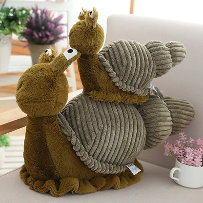 Cute Large Snail Plush Soft Toy – 28cm or 40cm Cartoon Insect Stuffed Toy