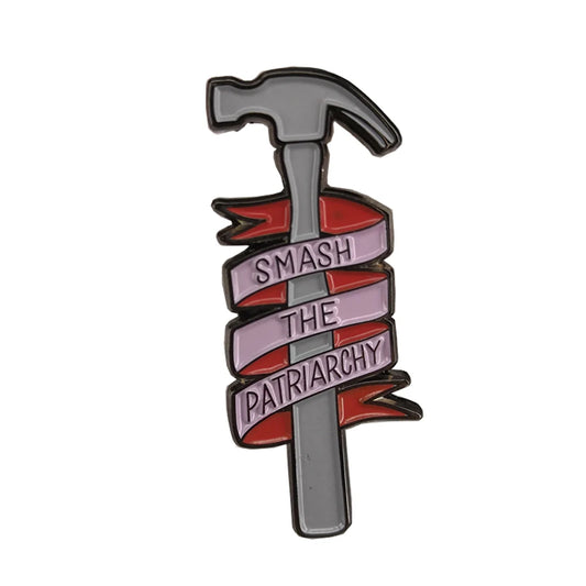Smash the Patriarchy Feminist Movement Women’s Rights Enamel Brooch Lapel Pin Badge Feminism Power Strength