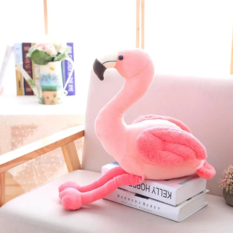 25-50cm Large Flamingo Plush Soft Toy – Cute Pink Bird Stuffed Animal