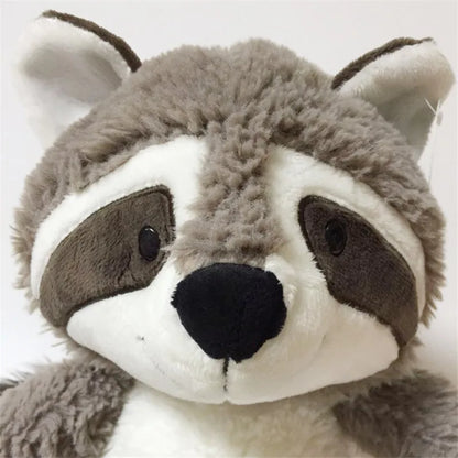 Grey Raccoon Plush Toy – Soft Stuffed Animal Pillow (25cm & 35cm Sizes)