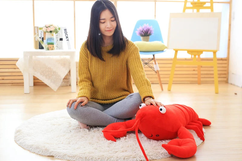 30cm-80cm Giant Large Red Lobster Plush Soft Toy