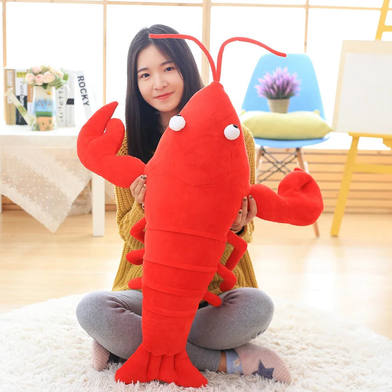 30cm-80cm Giant Large Red Lobster Plush Soft Toy