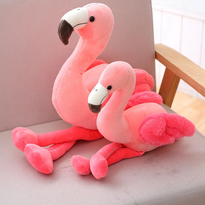 25-50cm Large Flamingo Plush Soft Toy – Cute Pink Bird Stuffed Animal