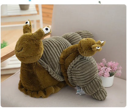 Cute Large Snail Plush Soft Toy – 28cm or 40cm Cartoon Insect Stuffed Toy