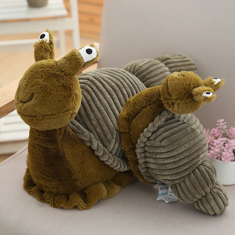 Cute Large Snail Plush Soft Toy – 28cm or 40cm Cartoon Insect Stuffed Toy