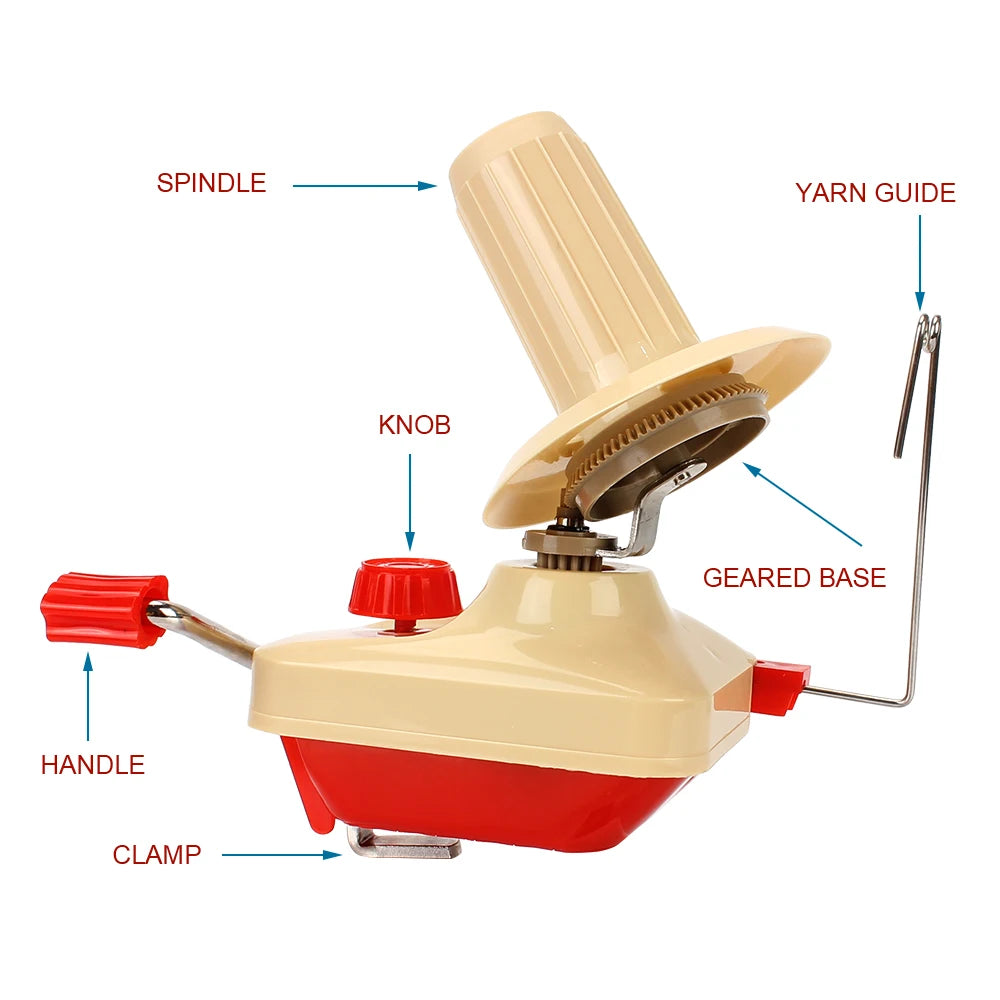 Manual Wool Yarn Thread Winding Winder Balling Ball Skein Machine DIY