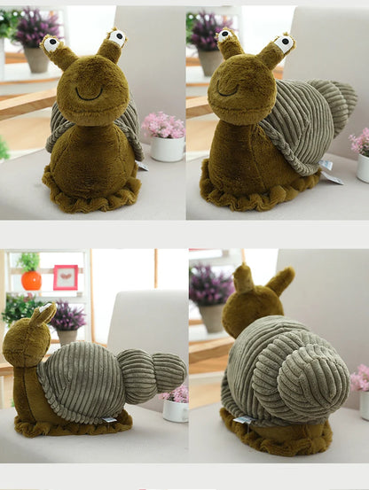 Cute Large Snail Plush Soft Toy – 28cm or 40cm Cartoon Insect Stuffed Toy