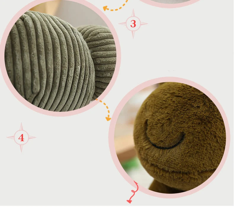 Cute Large Snail Plush Soft Toy – 28cm or 40cm Cartoon Insect Stuffed Toy