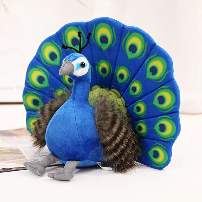 Lifelike Bird Plush 20-30cm–Parrot, Peacock, Pelican, Eagle, Cockatoo, Vulture & More Soft Toys