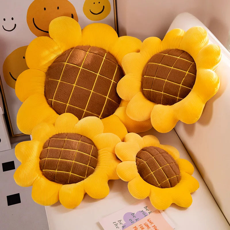 35-70cm Large Sunflower Plush Cushion / Pillow – Flower Pillow Soft Toy
