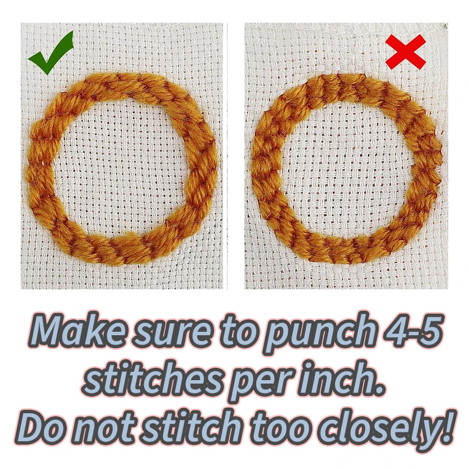 DIY Beginner Punch Needle Coaster Kit – Make 6 Animal Dog Frog Butterfly Paw Design Coasters - Multiple Design Choice Craft Embroidery