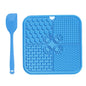 20cm Dog Lick Mat Large Square Dog Cat Pet Slow Feeder Feeding Lick Licking Mat Silicone Suction Cup