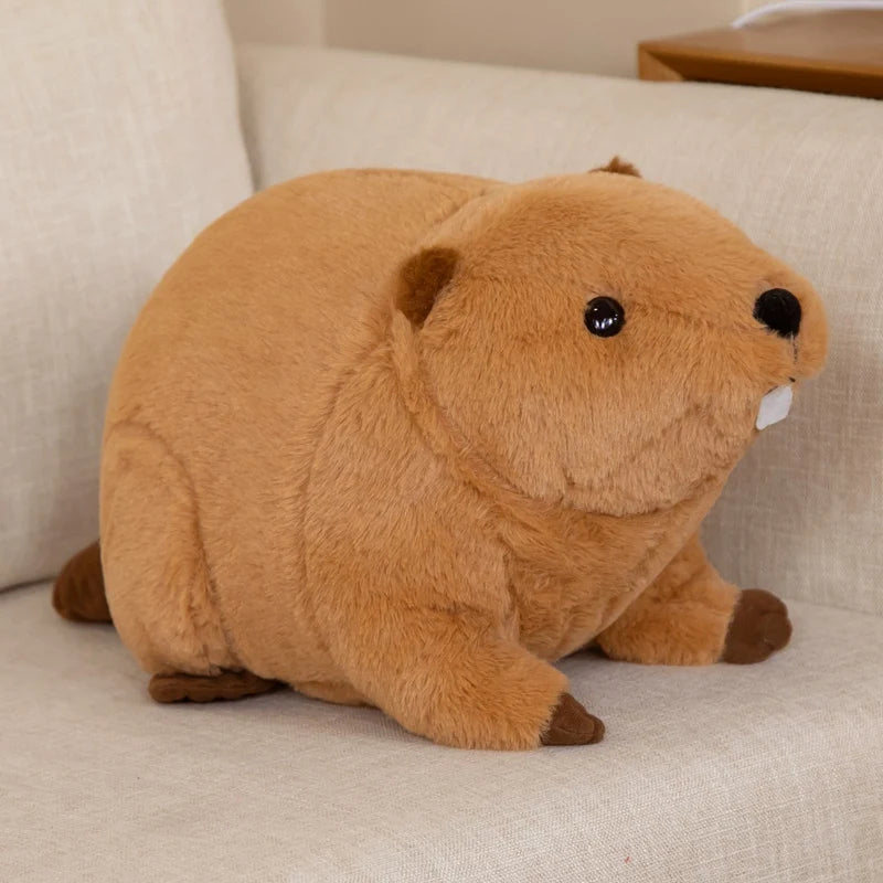 45-60cm Large Beaver Plush Soft Toy – Cute Critter Plushie