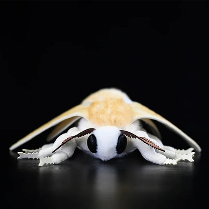 27cm Silkworm Moth Plush Soft Toy Cute Realistic Insect Bug Animal
