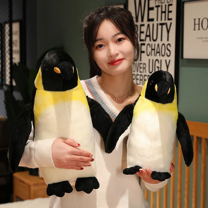 17-45cm Large Realistic Penguin Bird Plush Soft Toy