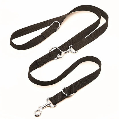 Adjustable Dog Training Lead – Heavy-Duty Police-Style Leash for Walking & Control