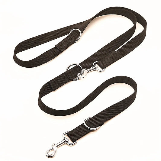 Adjustable Dog Training Lead – Heavy-Duty Police-Style Leash for Walking & Control