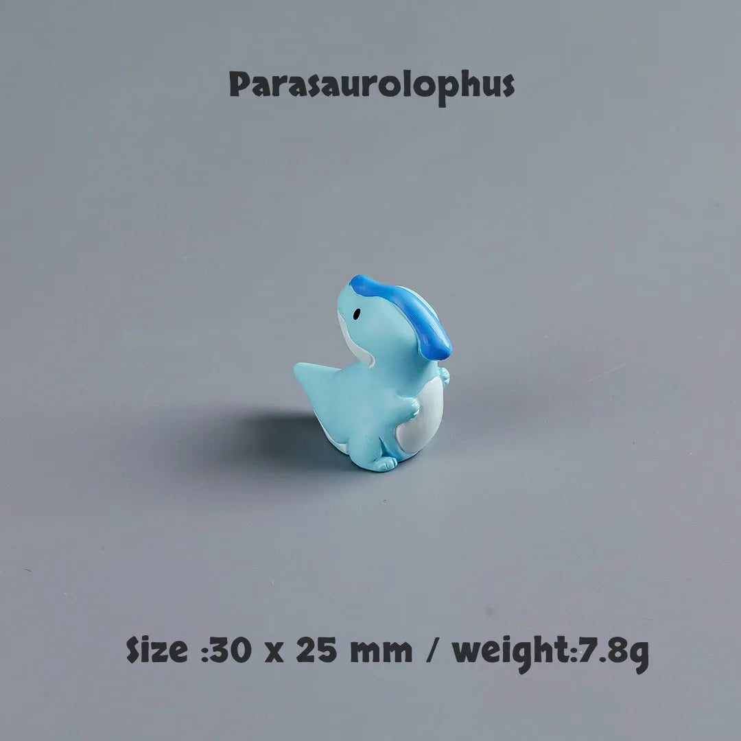 Mini Dinosaur Figurine Set – 10pcs Cute Cartoon Dino Desk Decor & Mini Landscape Toys