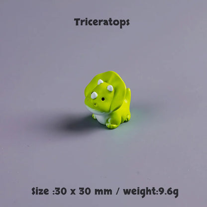 Mini Dinosaur Figurine Set – 10pcs Cute Cartoon Dino Desk Decor & Mini Landscape Toys