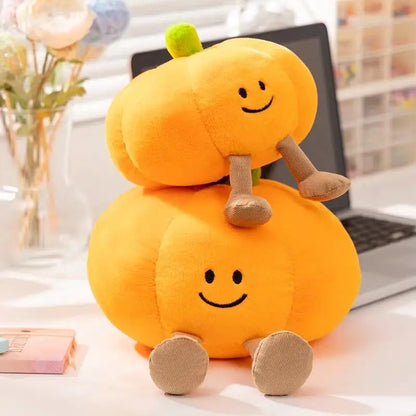 18-30cm Large Ghost Pumpkin Halloween Plush Soft Toy Smiling