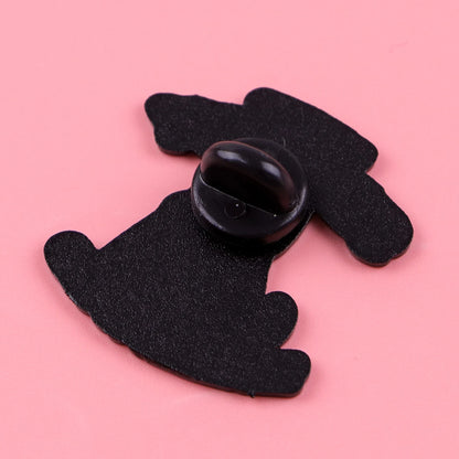 I Have Stability Funny Black Cat Sarcastic Enamel Brooch Lapel Pin Badge Novelty Gift