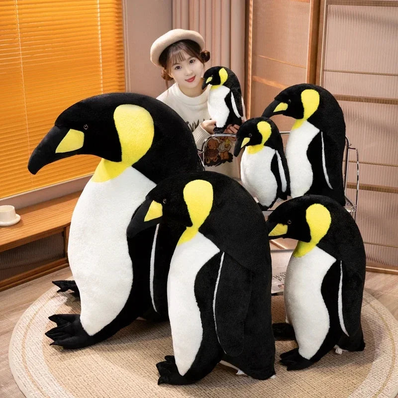 25-50cm Large Realistic Penguin Bird Plush Soft Toy