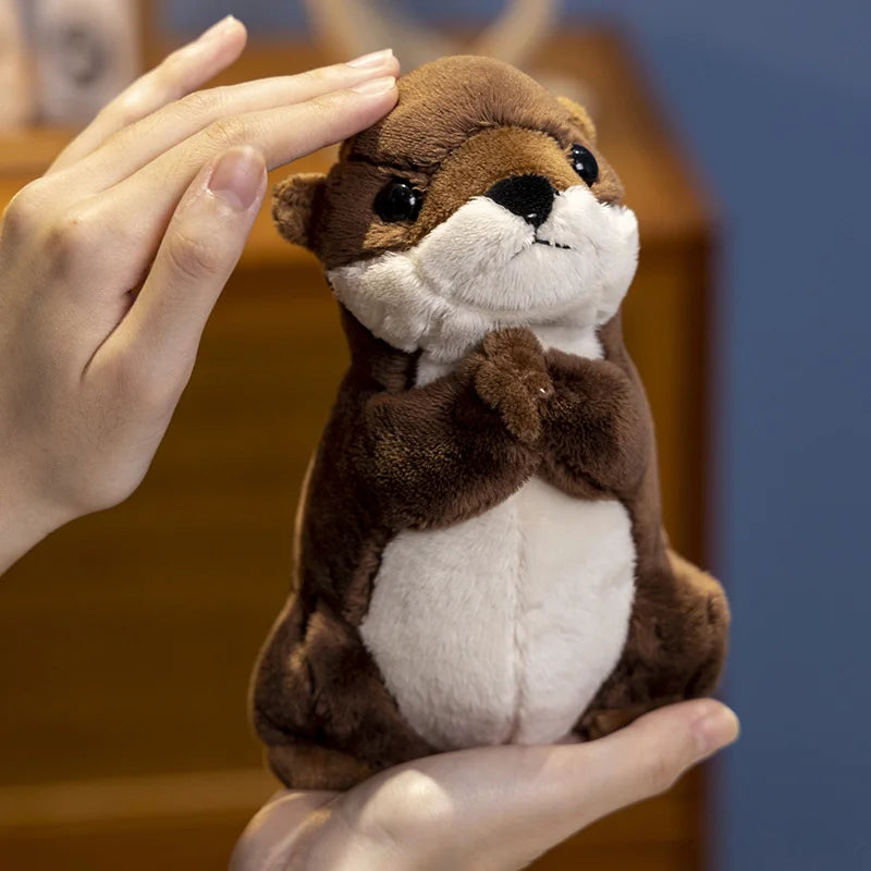 19cm Cute Brown Otter Plush Soft Toy