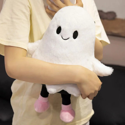 18-30cm Large Ghost Pumpkin Halloween Plush Soft Toy Smiling