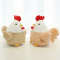 23cm Chicken Plush Soft Toy – Single or Set of Two Cute Hen Plushies