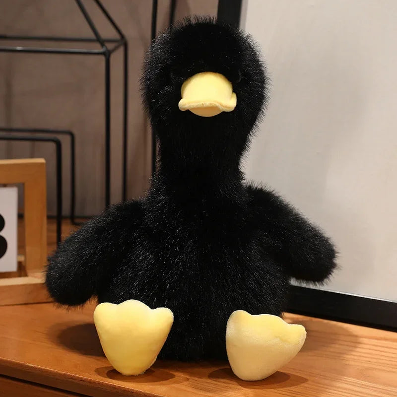 34/45cm Large Cute Duck Plush Toy in Yellow, Pink, White or Black - Stuffed Animal Soft Toy Gift